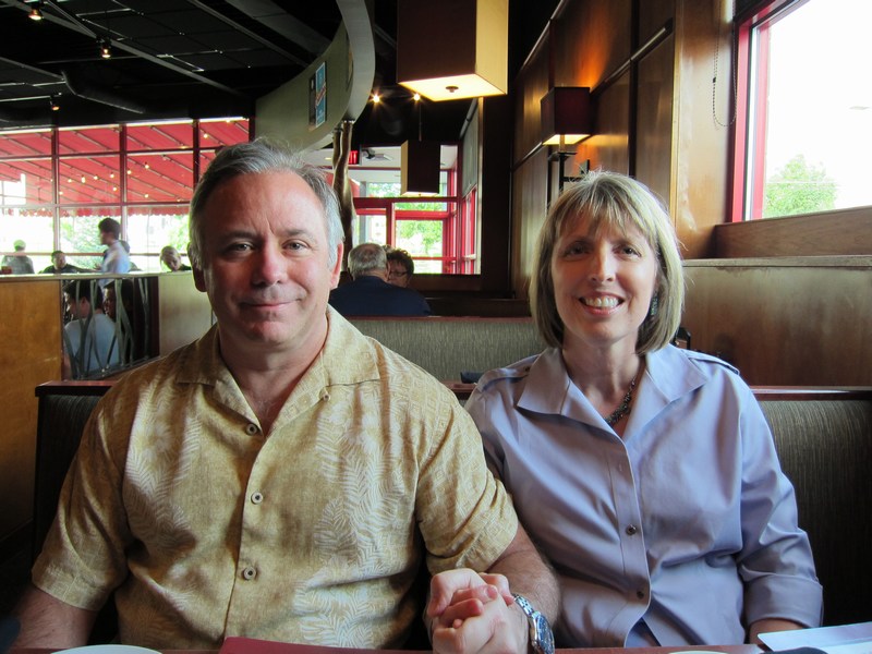 17 dinner with friend from college Keith and his wife 